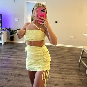 SHEIN yellow dress